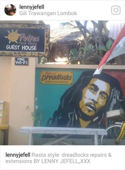 Fullesguesthouse Gili Trawangan Dış mekan fotoğraf